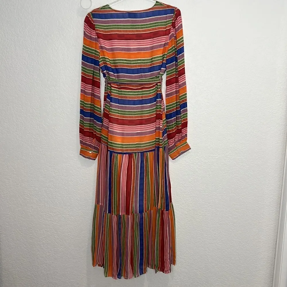 NWT Farm Rio Anthropologie Farm Rio Luana Maxi Dress Small - Picture 8 of 16